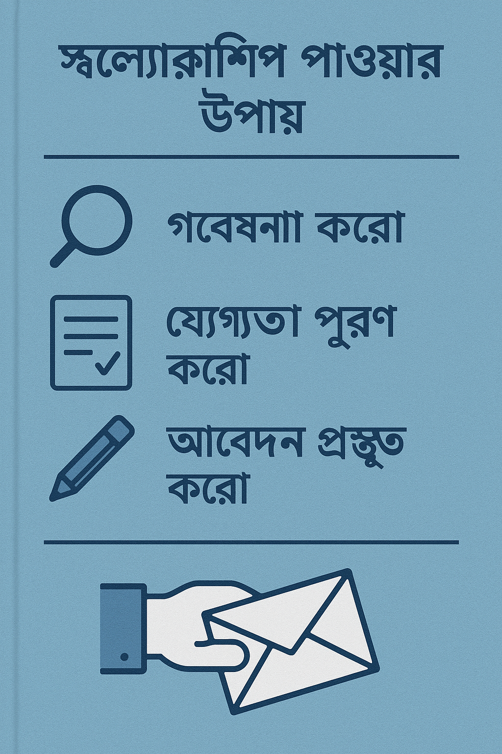 📘 ২০২৫ সালে স্কলারশিপ: শিক্ষার্থীদের জন্য সম্পূর্ণ গাইড
